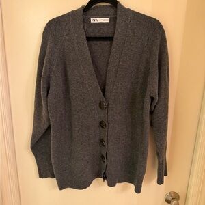 Zara Women's Gray Cardigan